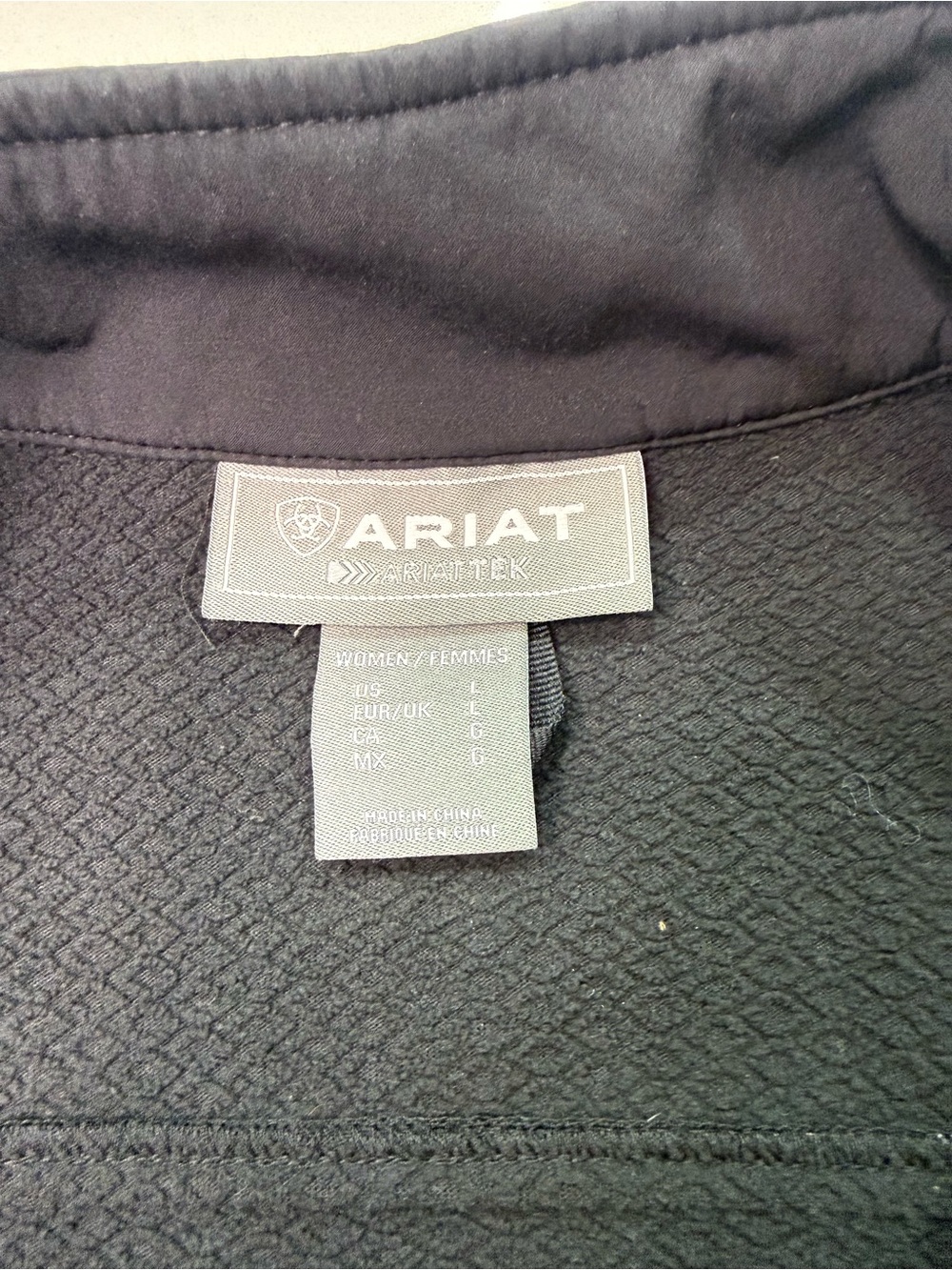 Ariat Women's Classic Team Mexico Softshell Jacket Black Embroidered Large L